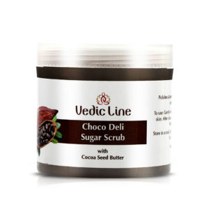 Buy Chocolate Sugar Scrub with Cocoa butter at low price: Vedicline