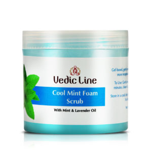 Order Natural scrub to remove dead skin with Foam Scrub & Cool Mint