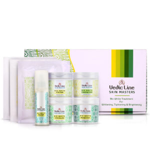 Buy skin whitening facial kit to make your skin glowing naturally-Vedicline