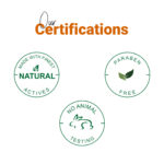 Certifications for glow and radiance blend face oil for glowing skin