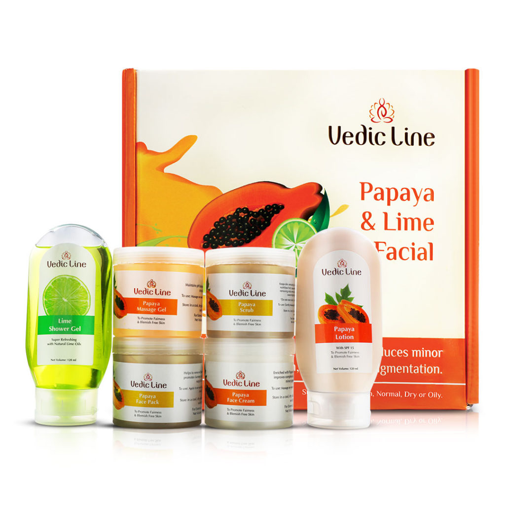 Papaya & Lime Facial (For all skin type) Vedicline