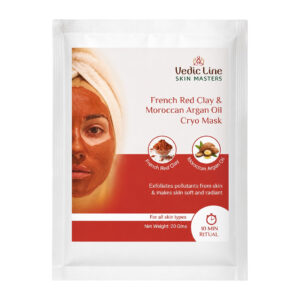 Vedicline French Red Clay & Moroccan Argan Oil Cryo Mask,20gm