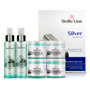 Vedicline Silver Kit & benefits of silver facial & skincare | Vedicline