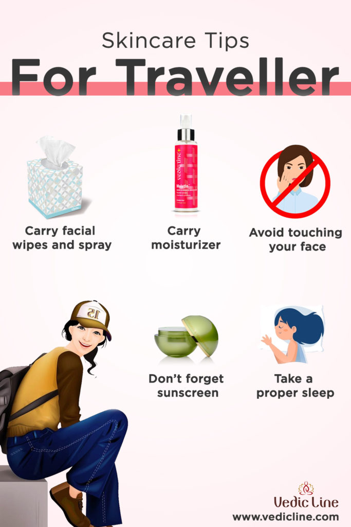 Skin care tips for travellers