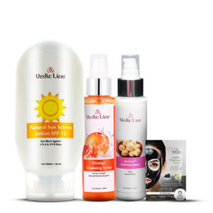 Buy Ayurvedic summer skin care combo for face to get hydrated and glowing skin