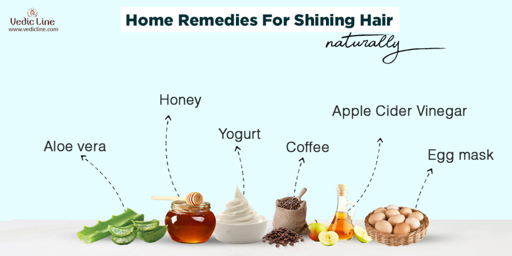 Home remedies for shinny hair at home-Vedicline (2)