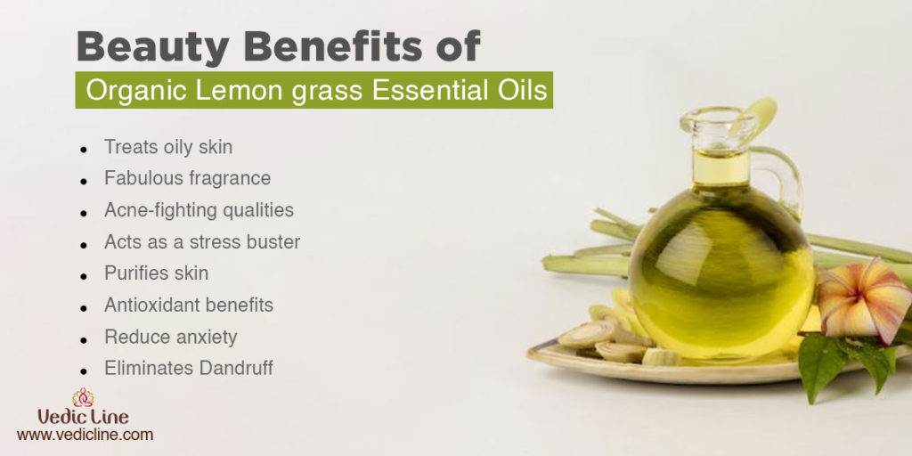 Beauty benefits of lemon grass oil-Vedicline