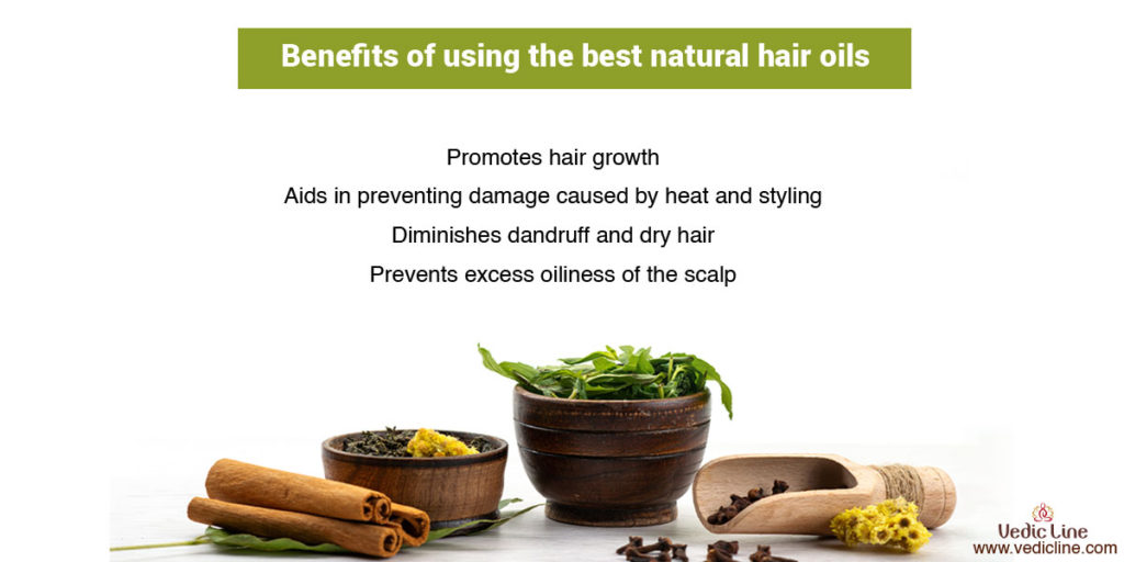 Benefits of using the best natural hair oil-vedicline
