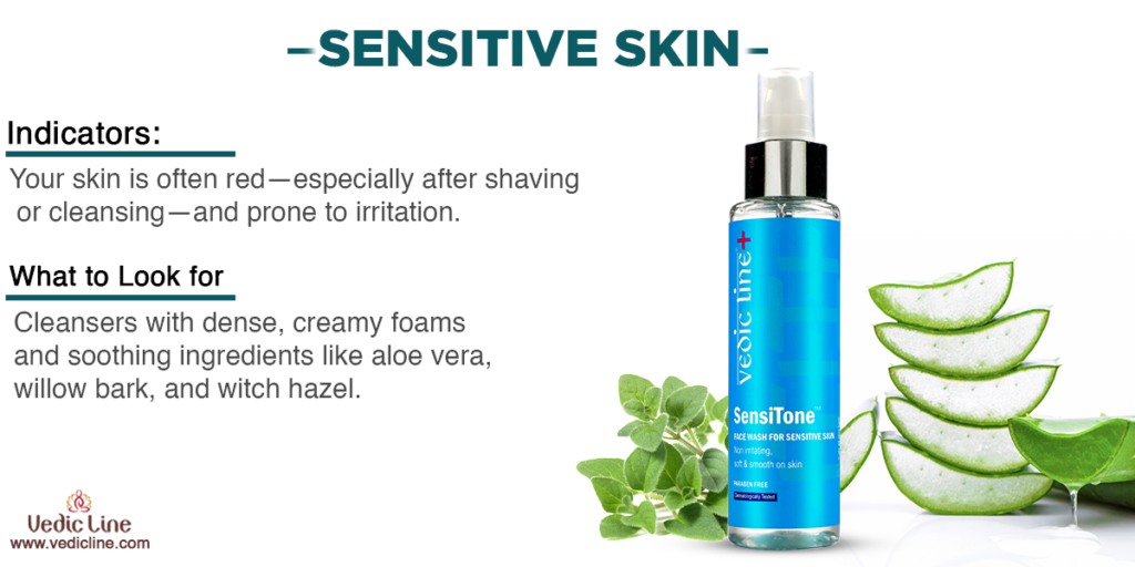 Best natural cleanser for sensitive skin-Vedicline