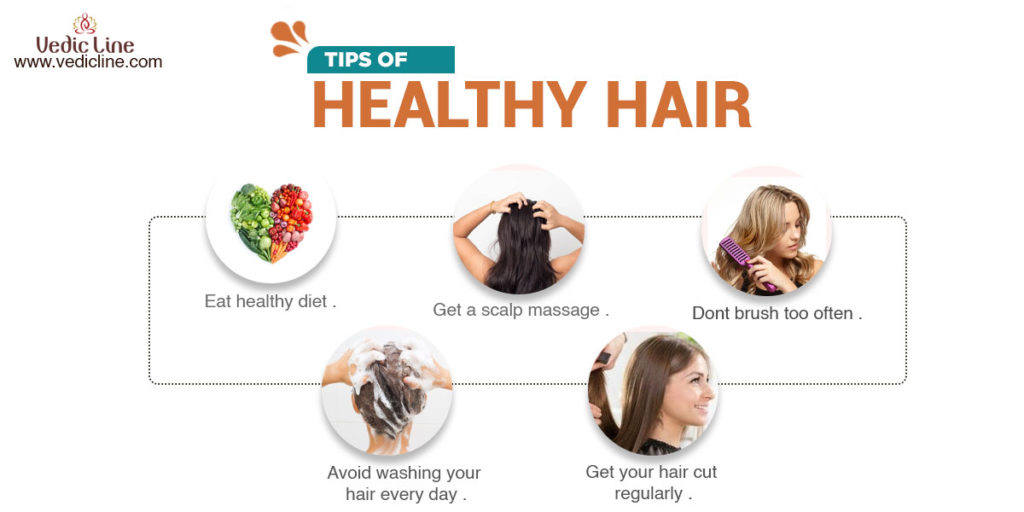 Tips for healthy hair-vedicline