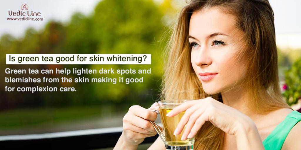 green tea good for skin whitening