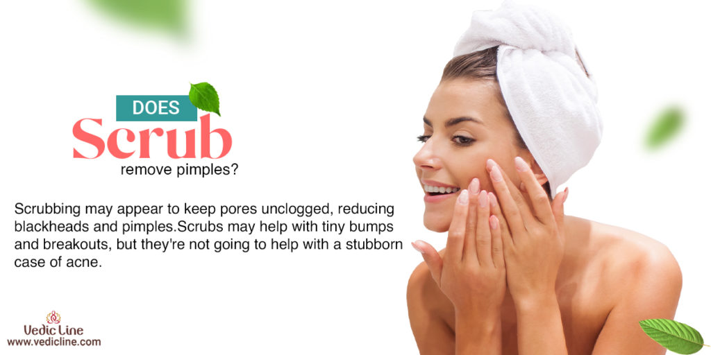 Does scrub remove pimples