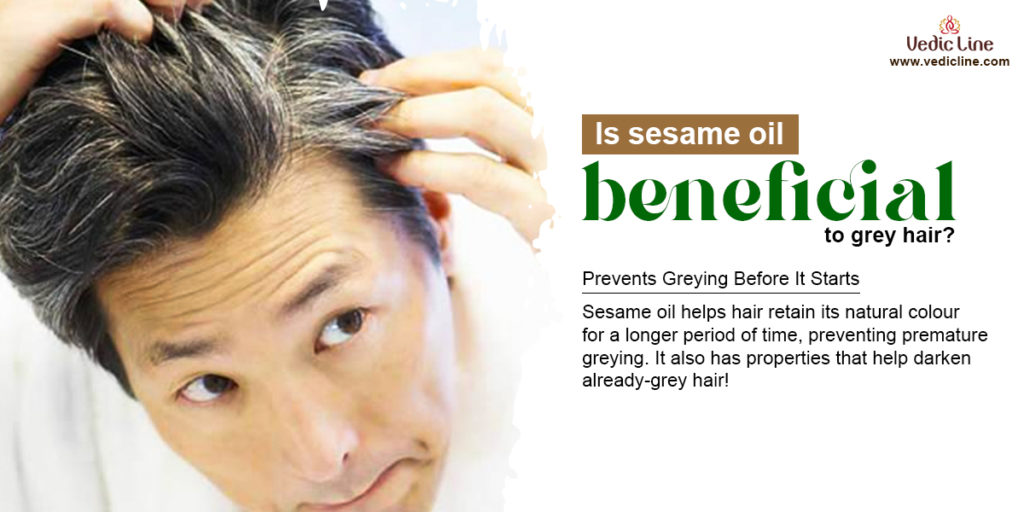Sesame oil is great for your hairs for a number of reasons - Vedicline