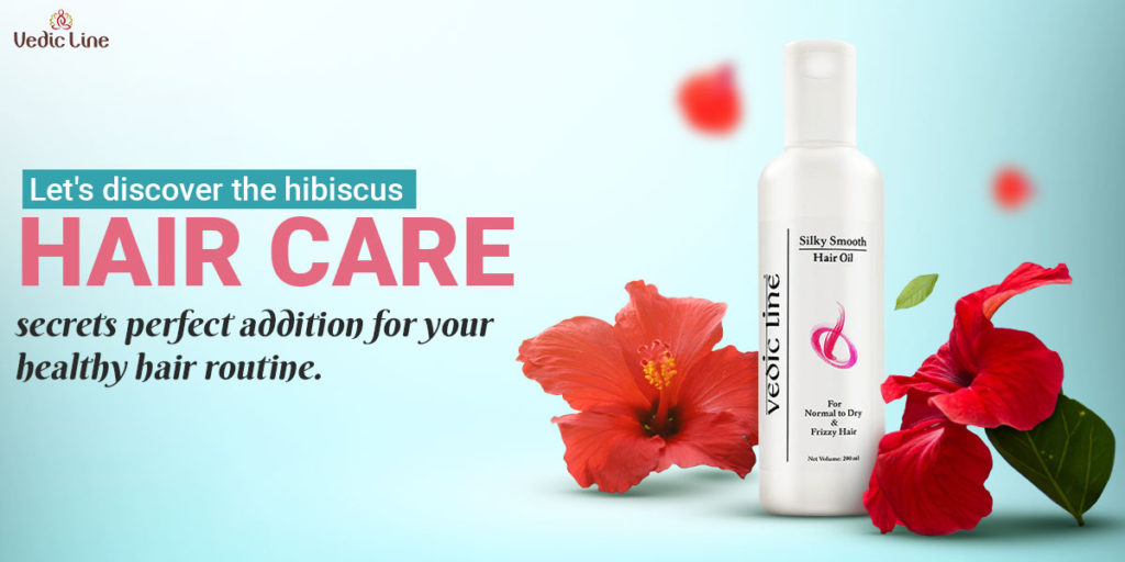 Hibiscus for haircare routine