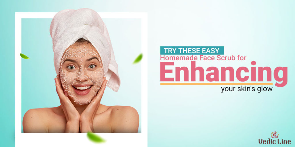 Homemade face scrub