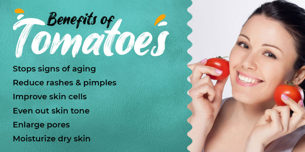 skin benefits of tomatoes